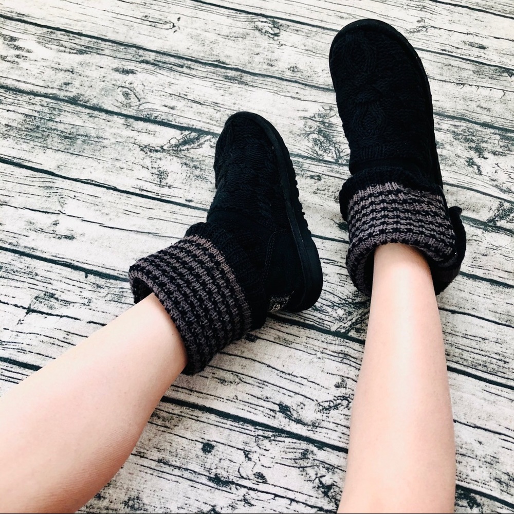 UGG⚡️Auth Slouchy Buttons Knit Boots_6/6.5/7/7.5